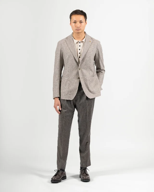 Dakar Cashmere Blazer - Taupe Grey