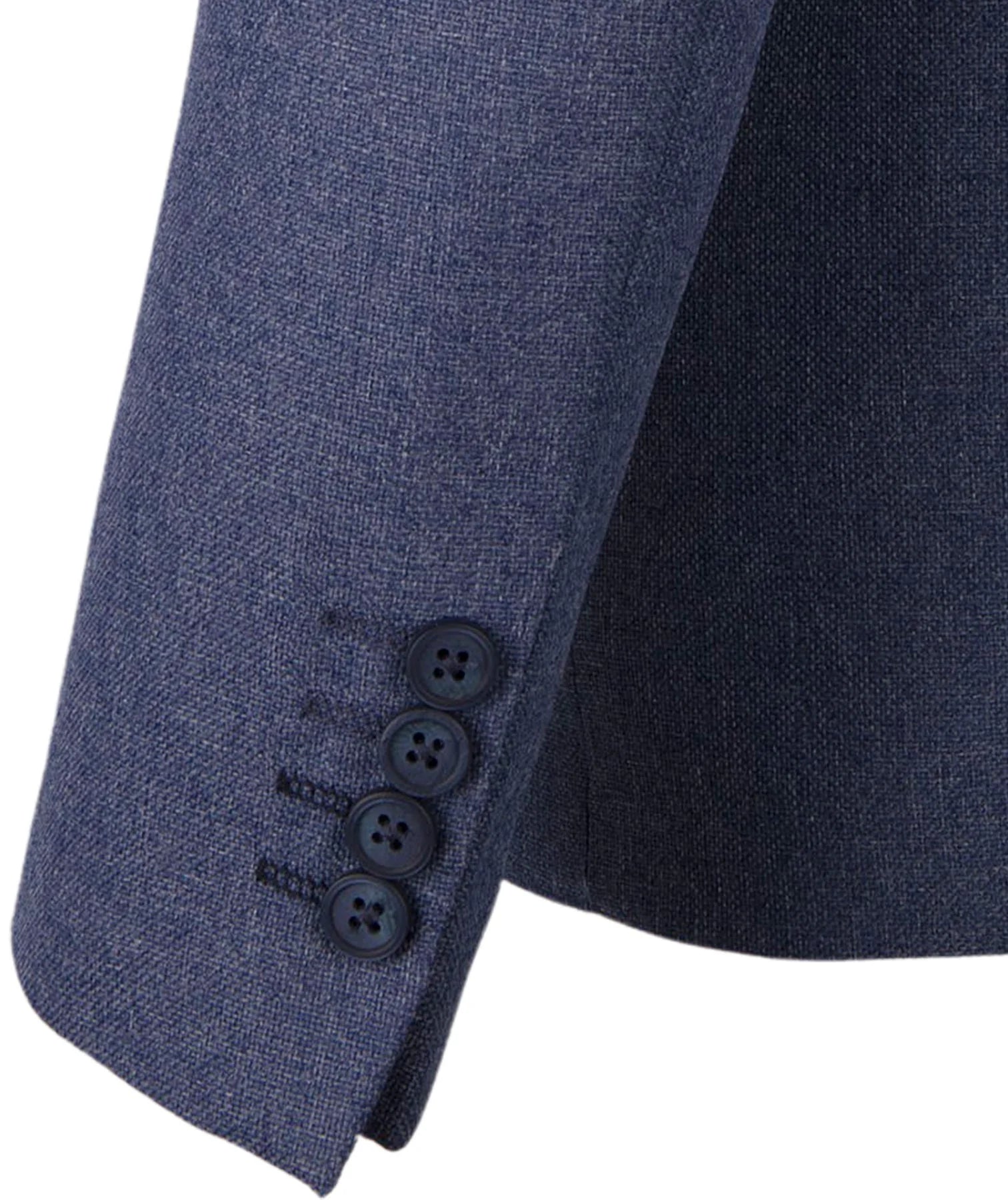 FRATELLI UNITI TWO BUTTON SUIT JACKET BLUE