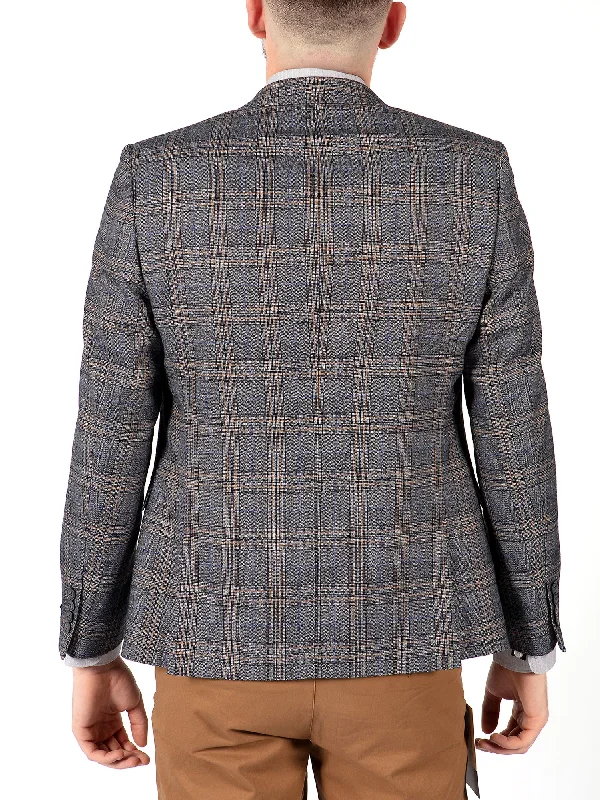 Grey Check Tweed Blazer