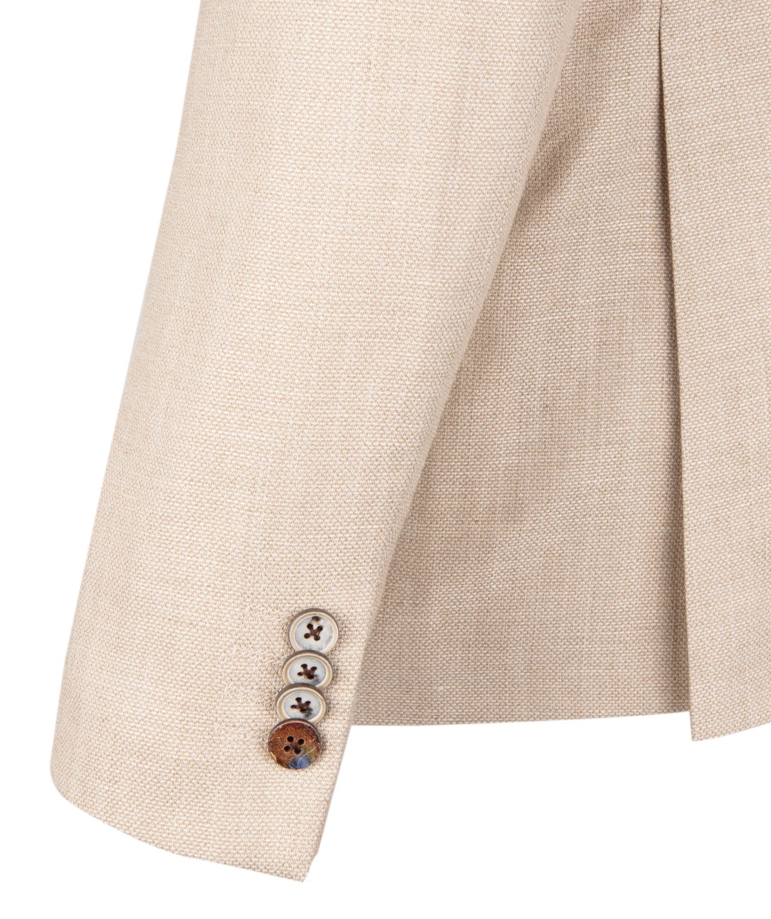 Guide London Lightweight Linen Blend Blazer Tan