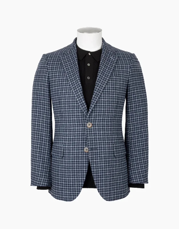 Hawker Blue Guncheck Blazer