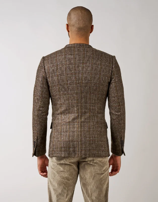 Hawker Brown & Green Check Blazer