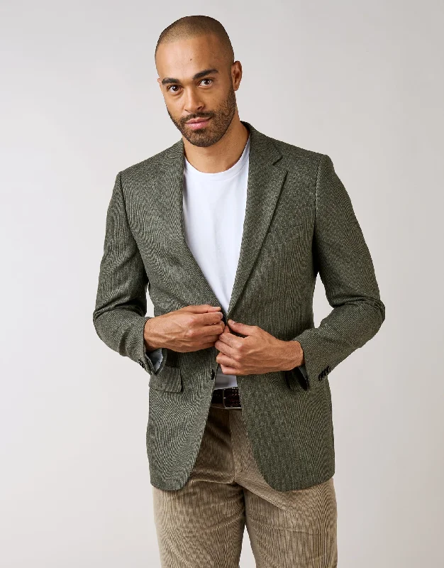 Hawker Green Check Blazer