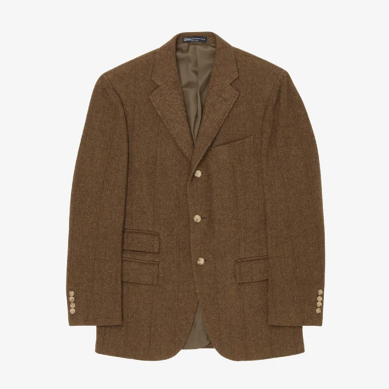 Herringbone Wool Sports Coat