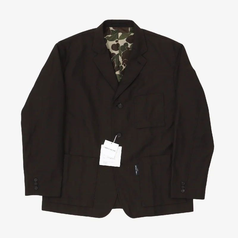 Homme Three Button Blazer