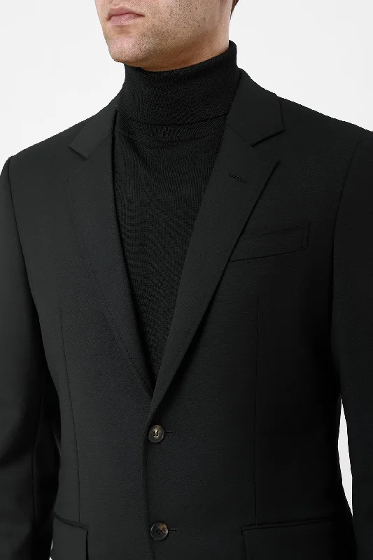 Irving Jacket in Black Sportwear Wool