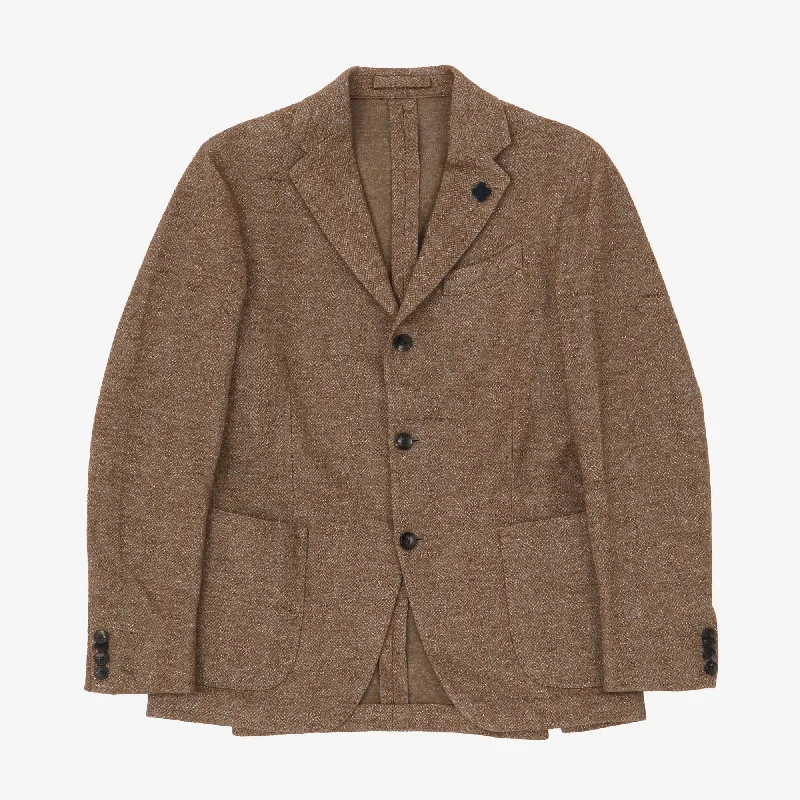 Wool Blend HB Blazer