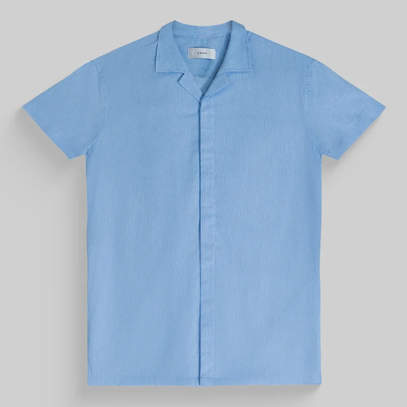 Light Blue Linen Cotton