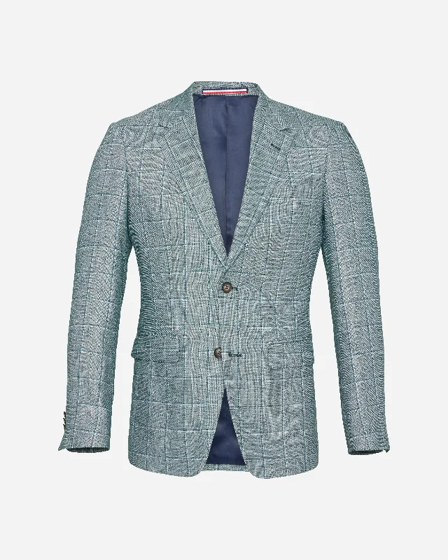 Mint Check Blazer