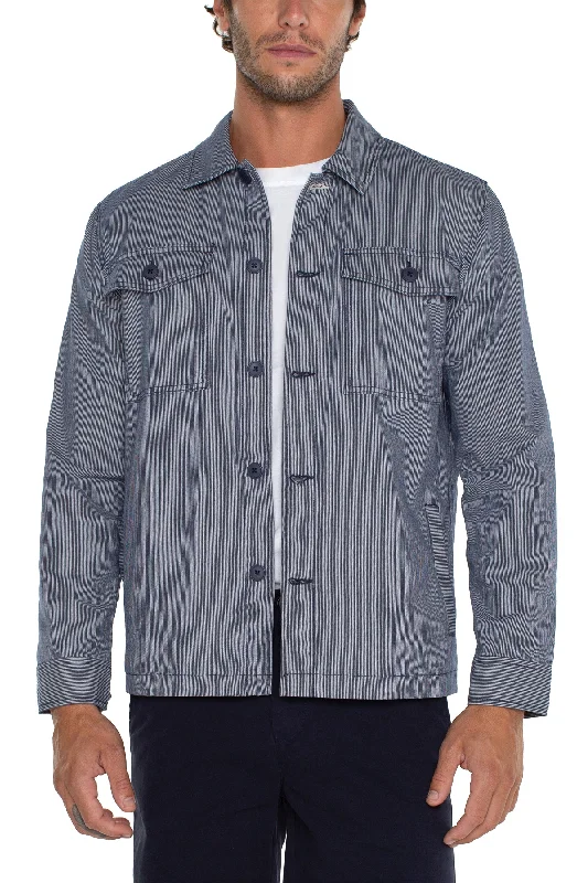 OVERSHIRT WITH FLAP POCKETS