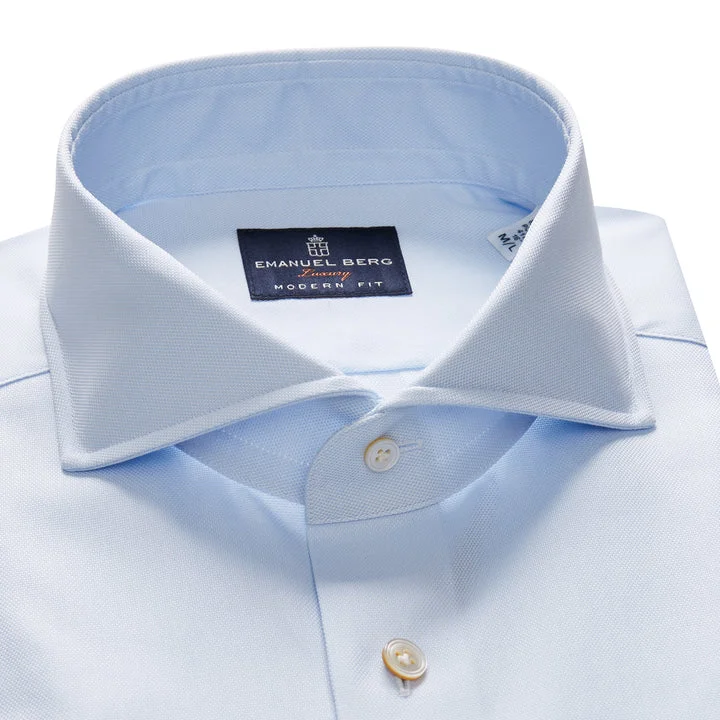 Premium Luxury Dress Shirt MF715224HV Light Pastel Blue