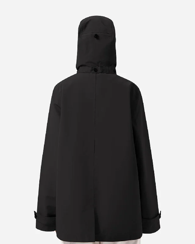 Raincoat Mac Short - Black