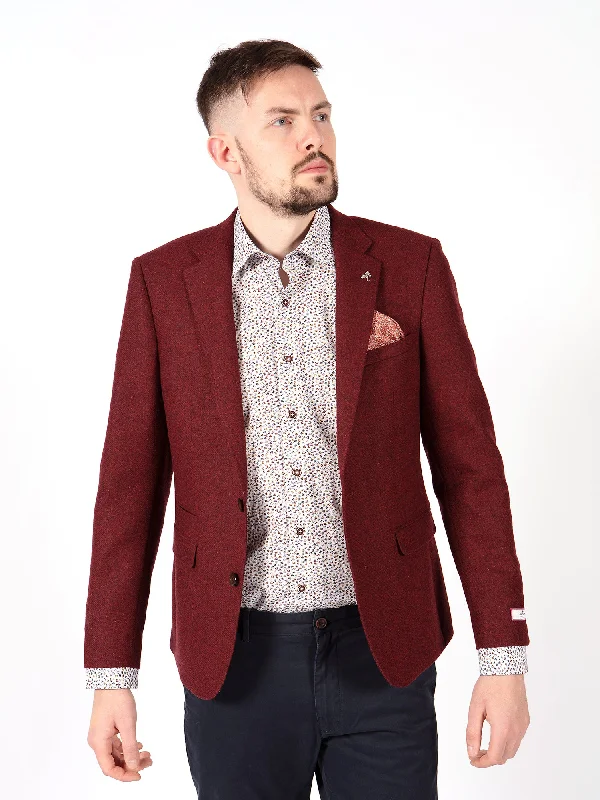 Red Tweed Blazer