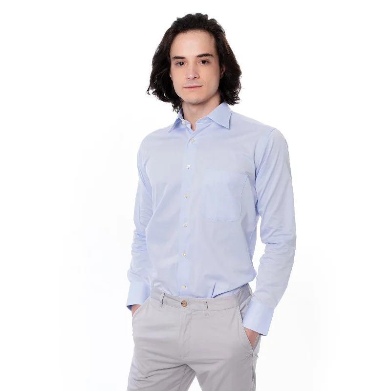 Regular fit plain Classic shirt