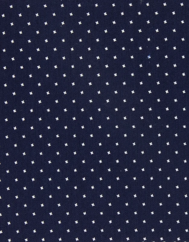 Sinatra Navy & White Dot Shirt