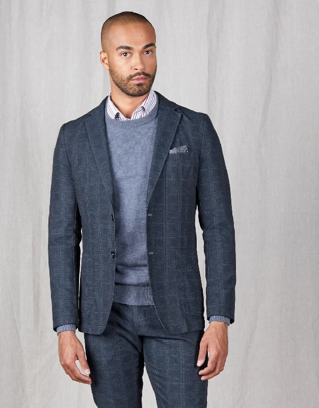 Spectre Navy Check Blazer