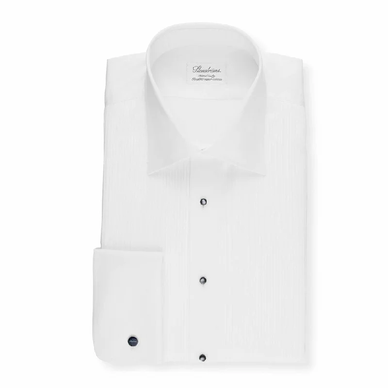 Stenstroms Fitted Body Tuxedo Dress Shirt White 636561 1032 000