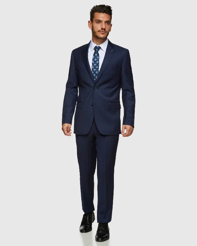 Studio Italia Blue Wool Suit Set