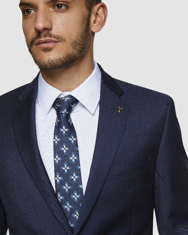 Studio Italia Blue Wool Suit Set