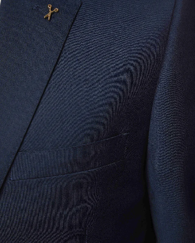 Studio Italia Blue Wool Suit Set