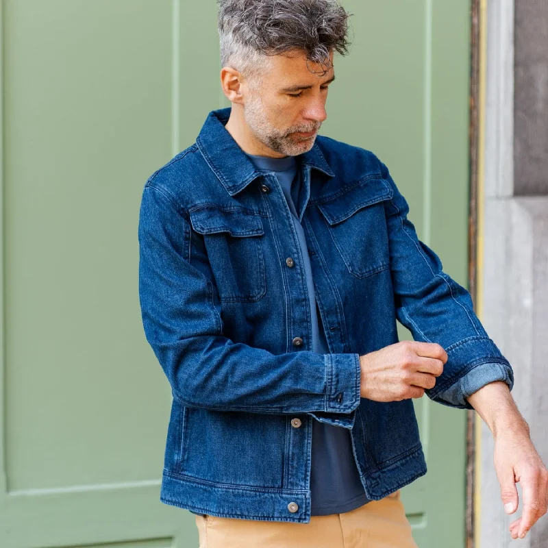 Thinking Mu Odonata Jacket - Denim Hemp