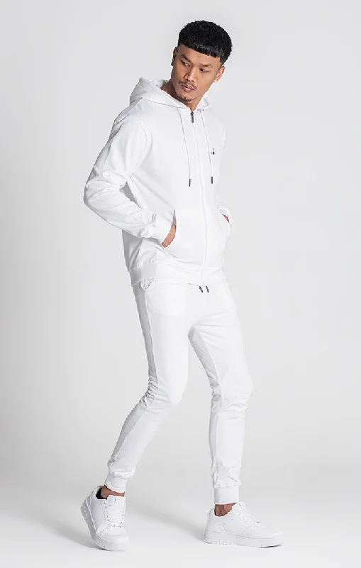 White Essential Scorpio Hoodie Jacket