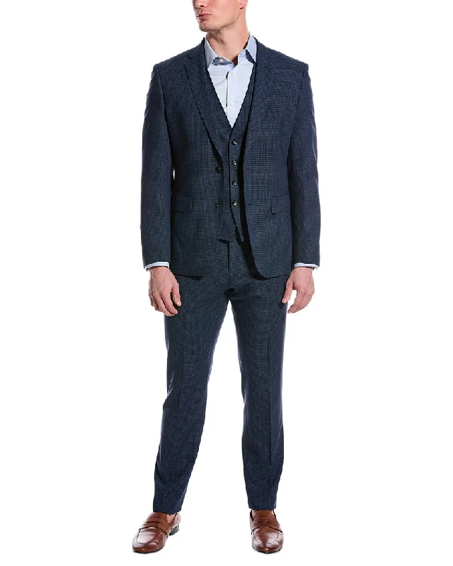 BOSS Hugo Boss 3pc Slim Fit Wool-Blend Suit