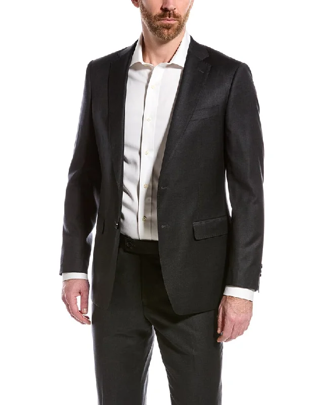 Cavalli Class 2pc Slim Fit Wool Suit