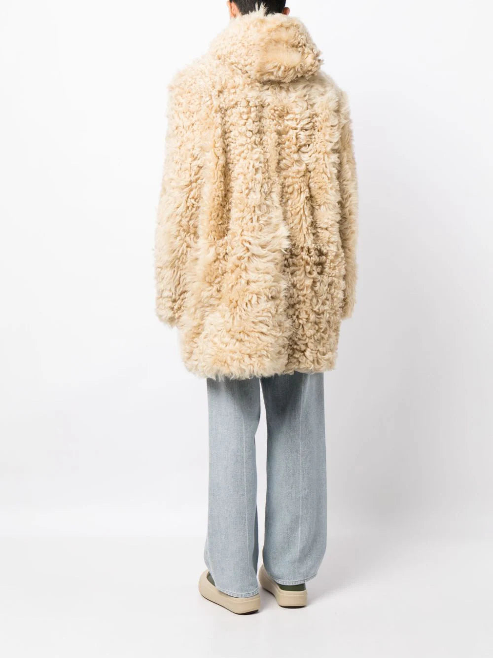 Faux-Fur Hooded Coat