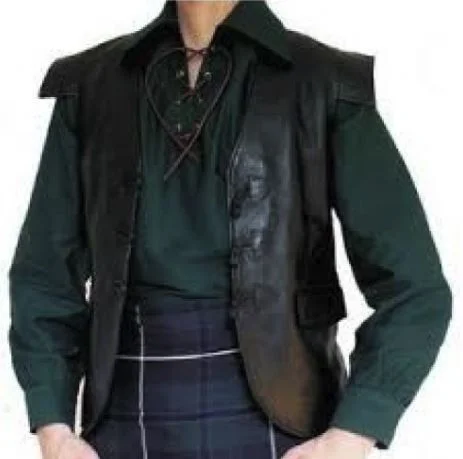 Leather Highland Vest