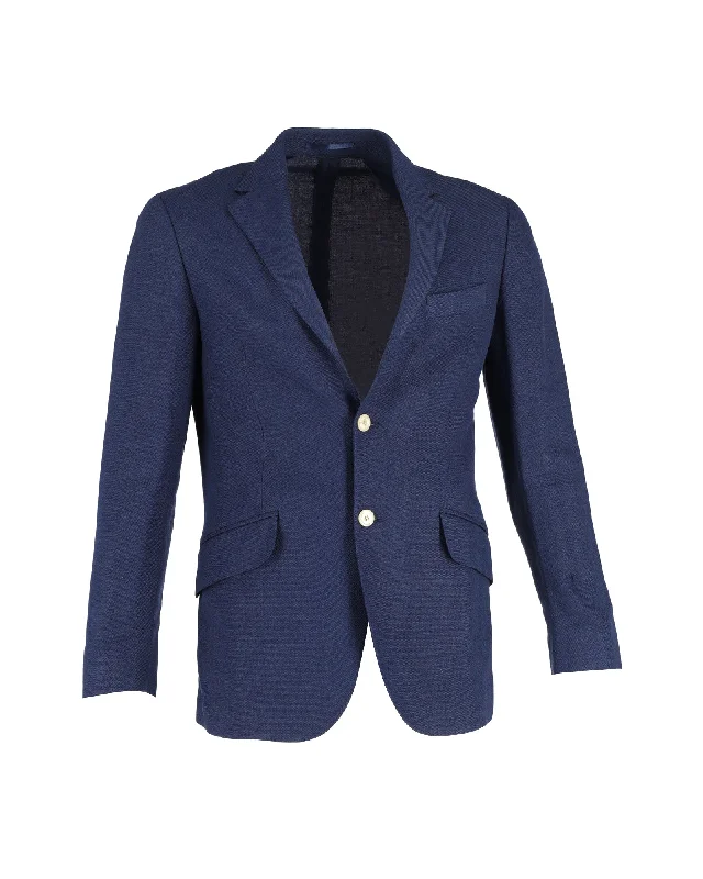 Loro Piana Jacket in Blue Wool