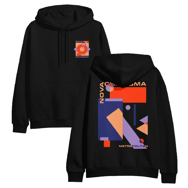 Cubist • Black • Pullover Hoodie