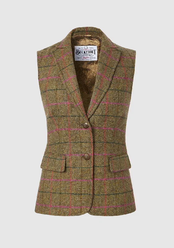 Pippa Waistcoat - Pink Check