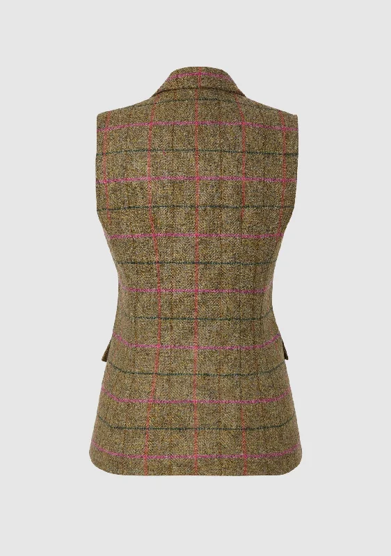 Pippa Waistcoat - Pink Check