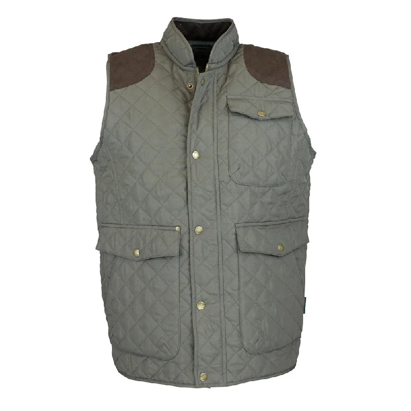 W143 - Men's Thistle Quilted Gilet