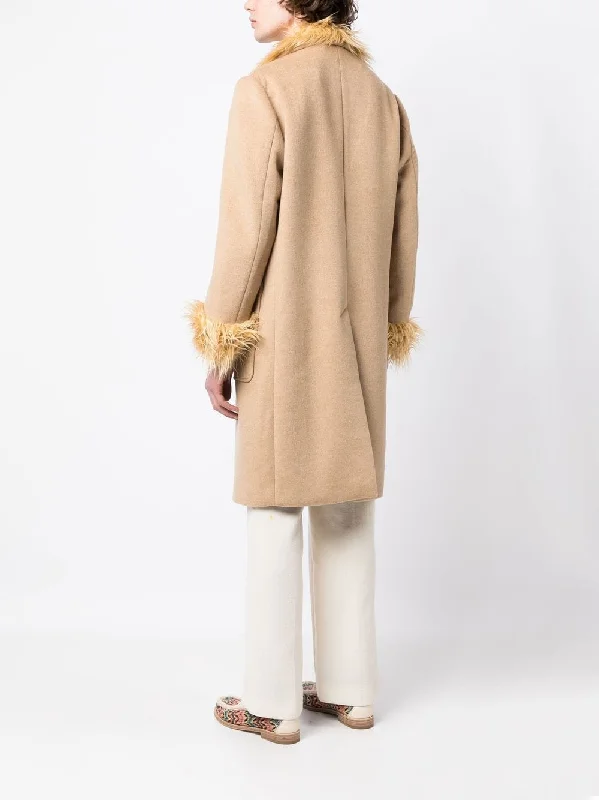 Wool Double-Breasted Coat