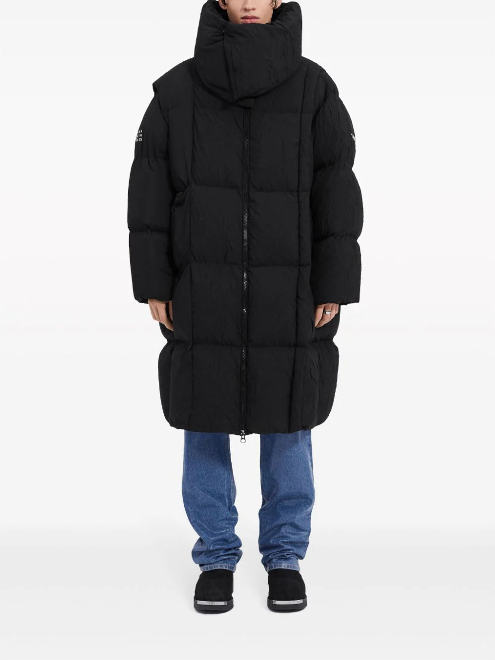 X Chen Peng High-Neck Padded Coat