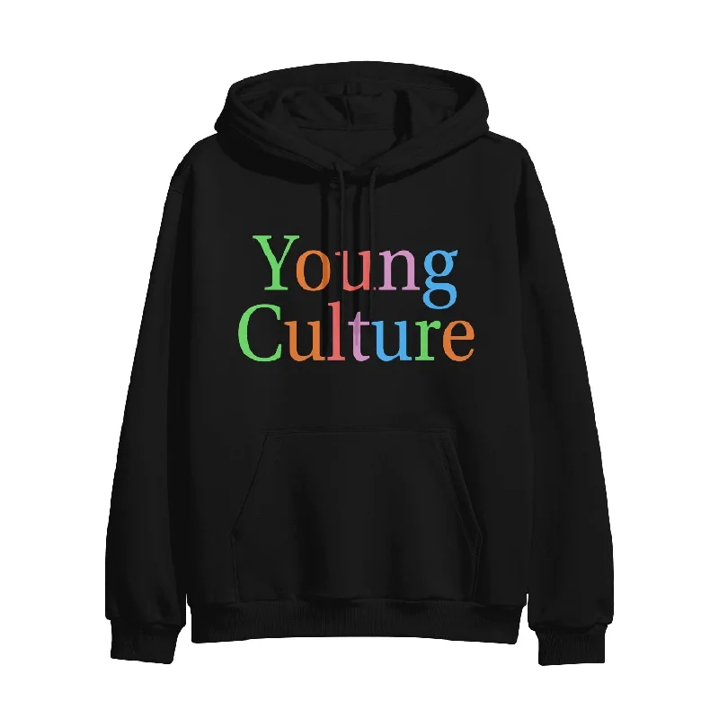 Rainbow • Black • Pullover Hoodie